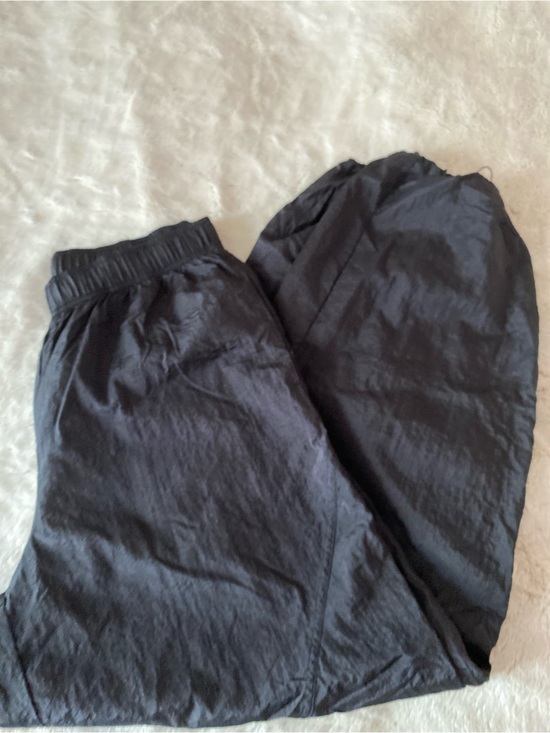 Athleta Pants - Athleta Lunar Sheen Utility mid rise nylon black pants